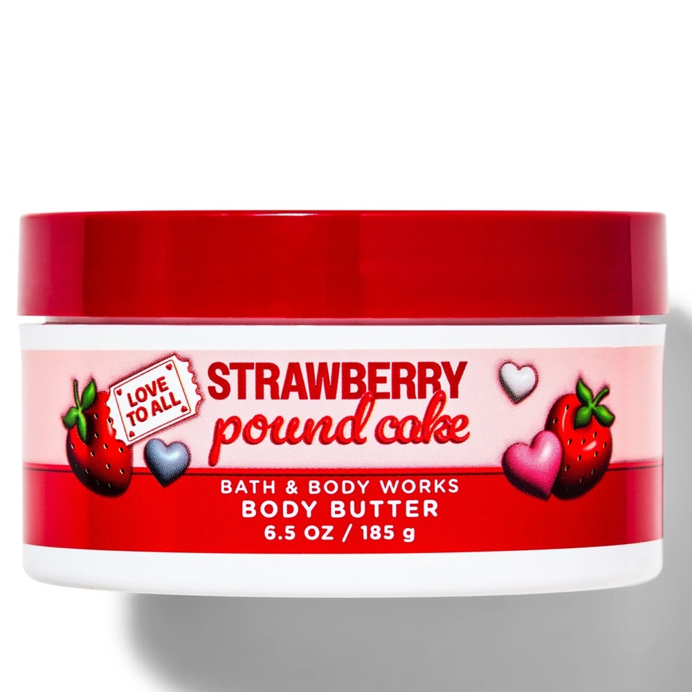 BBW Strawberry Poundcake 4PC NEW FULL-SIZE - Picture 15 of 16